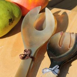 Be Home Horn Oval Serving Set Servingware + Utensils