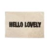 Indaba Trading Ltd. Hello Lovely Bath Mat Rugs + Mats