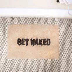 Indaba Trading Ltd. Rugs + Mats Get Naked Bath Mat