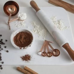 Be Home White Marble Pastry Slab Boards