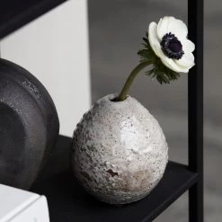 Society Of Lifestyle Vases + Pots + Planters Baby White/Grey Vase