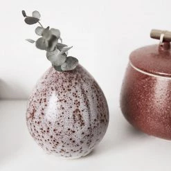 Society Of Lifestyle Baby White/Red Vase