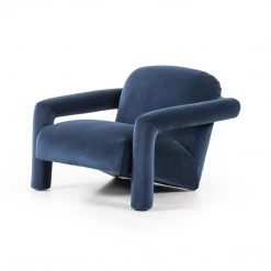 Four Hands Seating Jordy Chair In Sapphire Navy