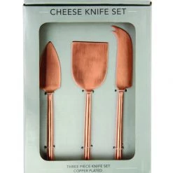 Be Home Servingware + Utensils Matte Copper Cheese Set
