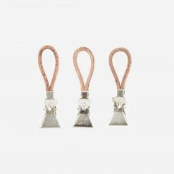 Society Of Lifestyle Leather Towel Clips S/10