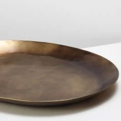 Be Home Cobbled Antique Bronze Platter