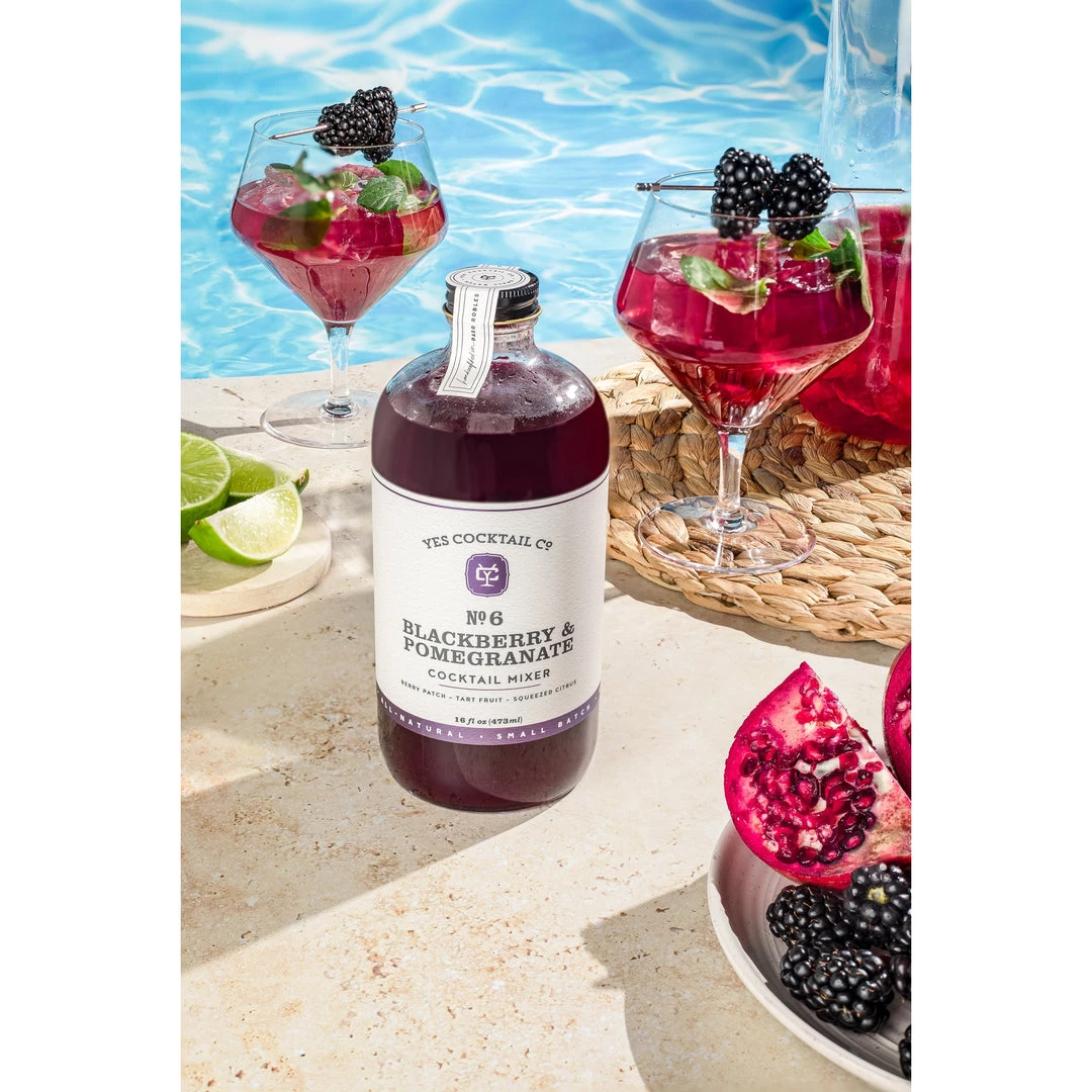 Yes Cocktail Co Blackberry Pomegranate Cocktail Mixer