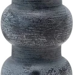 Creative Co-Op Candles + Diffusers Totem Pillar Black Candle