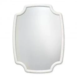 Jaime Young Selene Text White Mirror Wall Decor