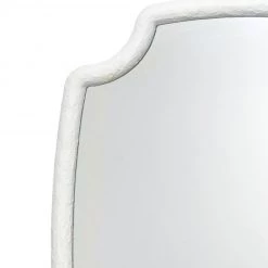 Jaime Young Selene Text White Mirror Wall Decor