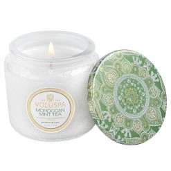 Voluspa Moroccan Mint Tea Petite Jar Candles + Diffusers