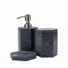 Be Home Speckled Slate Cement Bath Accessories