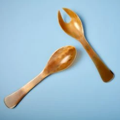 Be Home Horn Oval Serving Set Servingware + Utensils