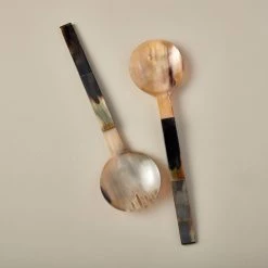 Be Home Servingware + Utensils Mixed Horn Serving Set