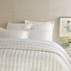 Pine Cone Hill Brussels Ivory Quilt Throws + Bedding + Pillows