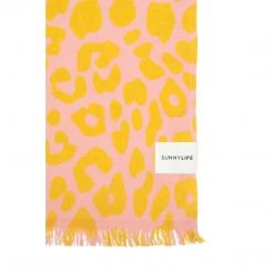 Sunnylife Turkish Towel Pink Leopard