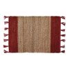 Tag Lalla Jute Border Stripe Rug