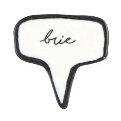 Santa Barbara Design Studio Black And White Ceramic Cheese Markers
