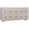 Noir Narcisse Whitewash Sideboard