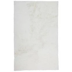 Feizy Import & Export Co Rugs + Mats Luxe Velour White Rug