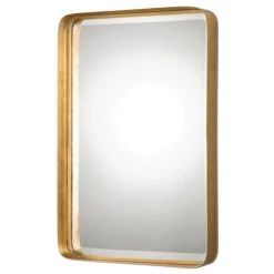 Uttermost Crofton Gold Rim Mirror