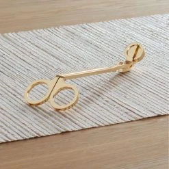 Illume Matches + Candle Accessories Gold Candle Wick Trimmer