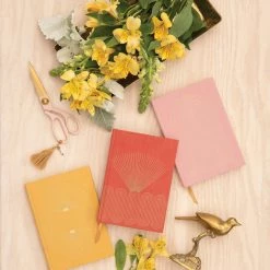 Designworks Inc Radiant Suns Block Cloth Covered Suede Journal Books + Stationary + Games