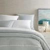 Pine Cone Hill Keaton Linen Sky Duvet Cover Throws + Bedding + Pillows