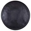 Santa Barbara Design Studio Black Iron Tray 24" Round Rustic Rippled/Hammered Bottom Bowls + Trays