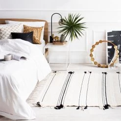 Amigos De Hoy Rugs + Mats Lark Cream With Silver Rug