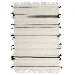 Amigos De Hoy Rugs + Mats Lark Cream With Silver Rug