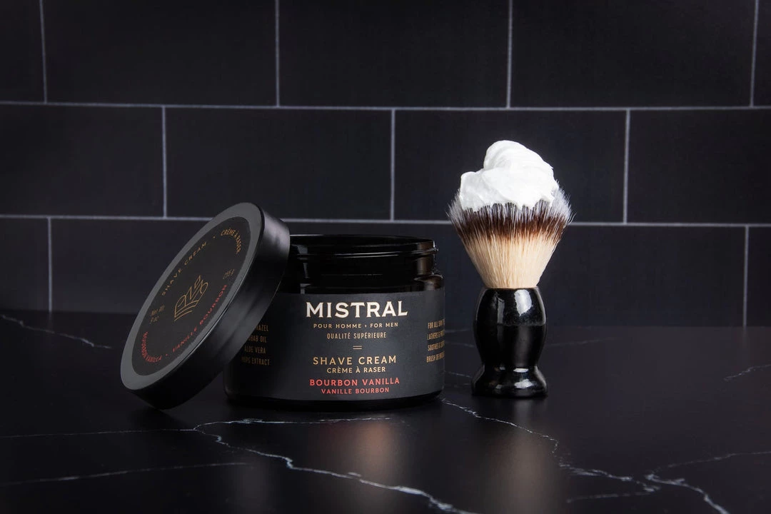Mistral Body Men's Bourbon Vanilla Shave Cream