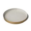 Be Home Gold & Enamel Round Tray Bowls + Trays