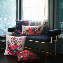 Loloi Rugs Throws + Bedding + Pillows Midnight Floral Pillow