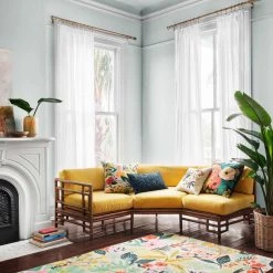 Loloi Rugs Black Multi Small Floral Pillow