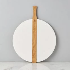 Europe2you White Round Italian Pizza Board Boards