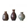 Bloomingville Round Natural Ceramic Bud Vases Vases + Pots + Planters