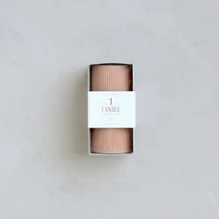 The Floral Society Candles + Diffusers Fancy Ribbed Pillar Candle