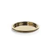 Zodax Gold Stainless Steel Round Serving Tray
