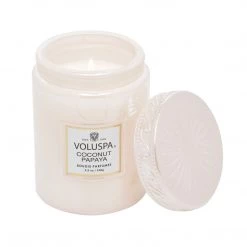 Voluspa Candles + Diffusers Coconut Papaya Small Jar Candle