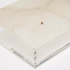 Tozai White Quartz And Acrylic Box
