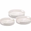 Tozai Bowls + Trays White Rattan Basket Trays