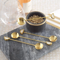 Zodax Servingware + Utensils Fez Small Tea Spoon Set