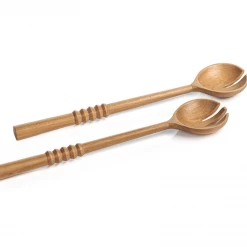 Zodax Kenya All Wood Serving Set Servingware + Utensils