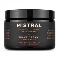 Mistral Body Men's Bourbon Vanilla Shave Cream