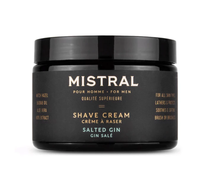Mistral Men's Salted Gin Shave Cream