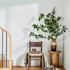 Four Hands Zach End Table Burnished Parawood Tables