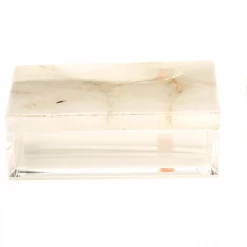 Tozai White Quartz And Acrylic Box