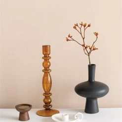 Bidk Home Vases + Pots + Planters Black Moroseta Vase
