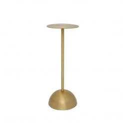 Bidk Home Tables Brushed Gold Drink Table
